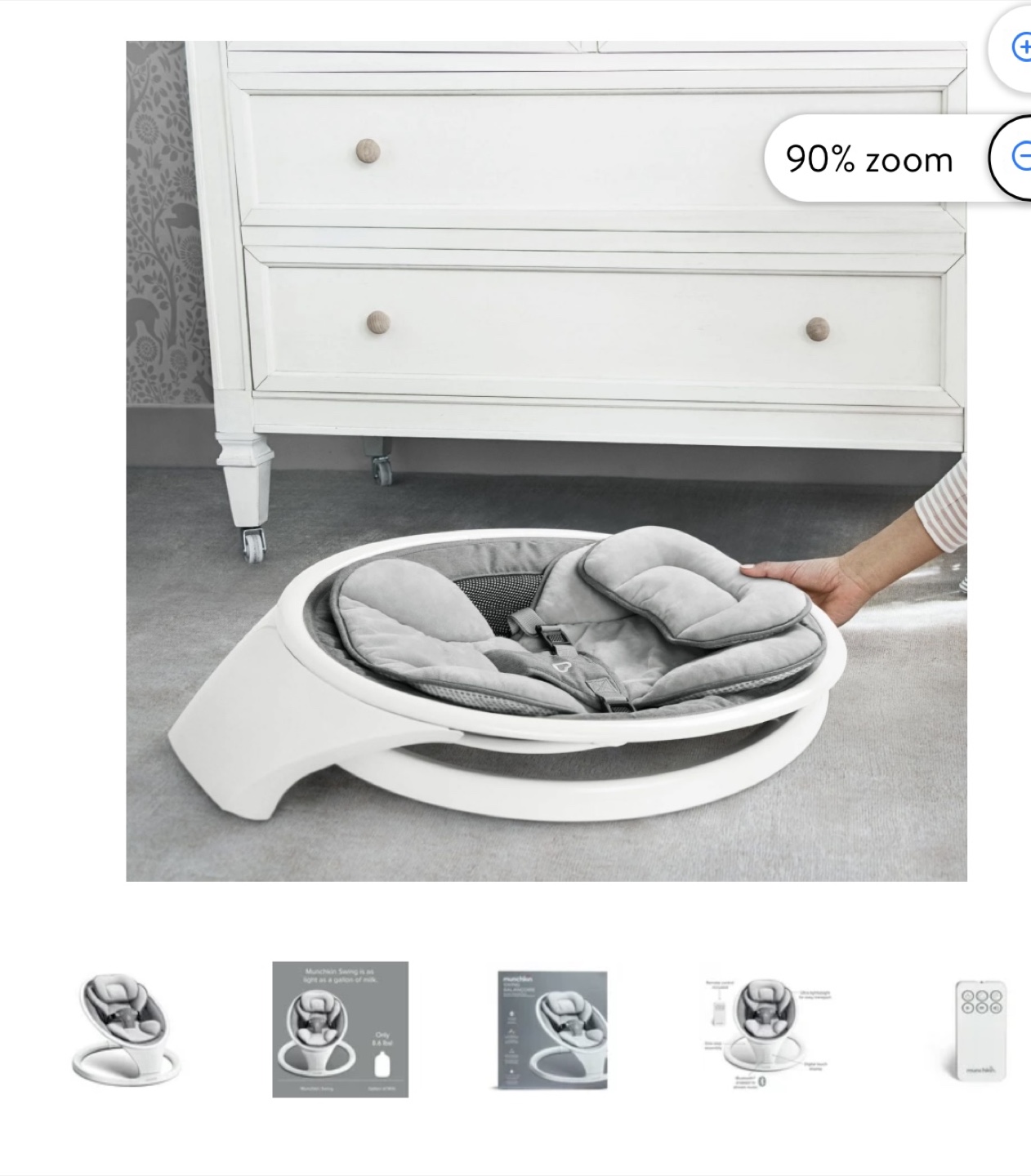 Munchkin Bluetooth Enabled Baby Swing - photo 3