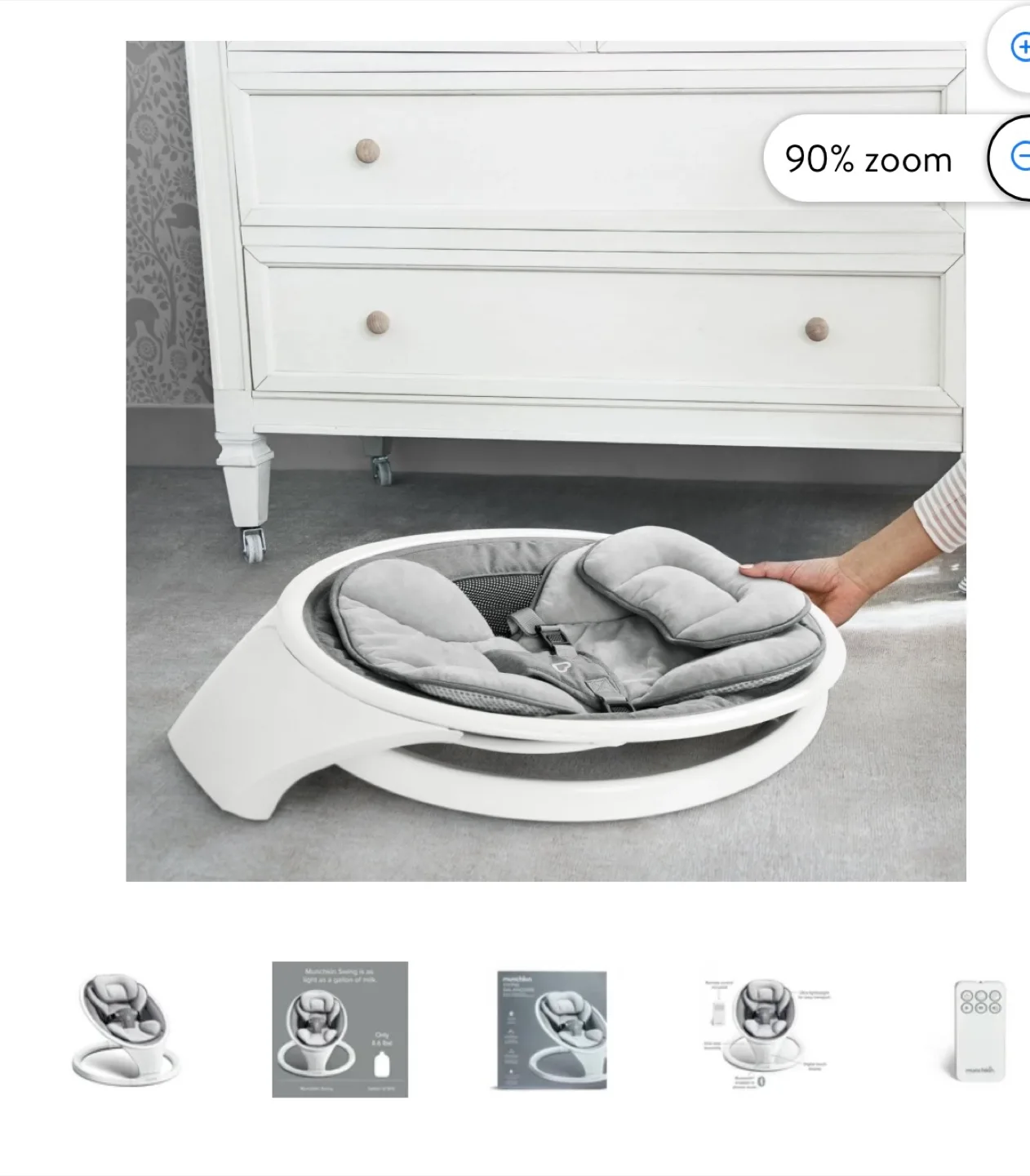 Munchkin Bluetooth Enabled Baby Swing image indicator(3)