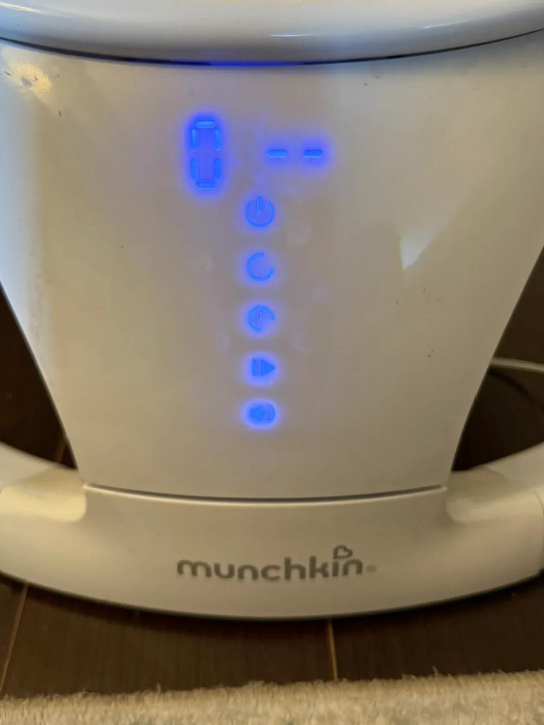 Munchkin Bluetooth Enabled Baby Swing image indicator(8)