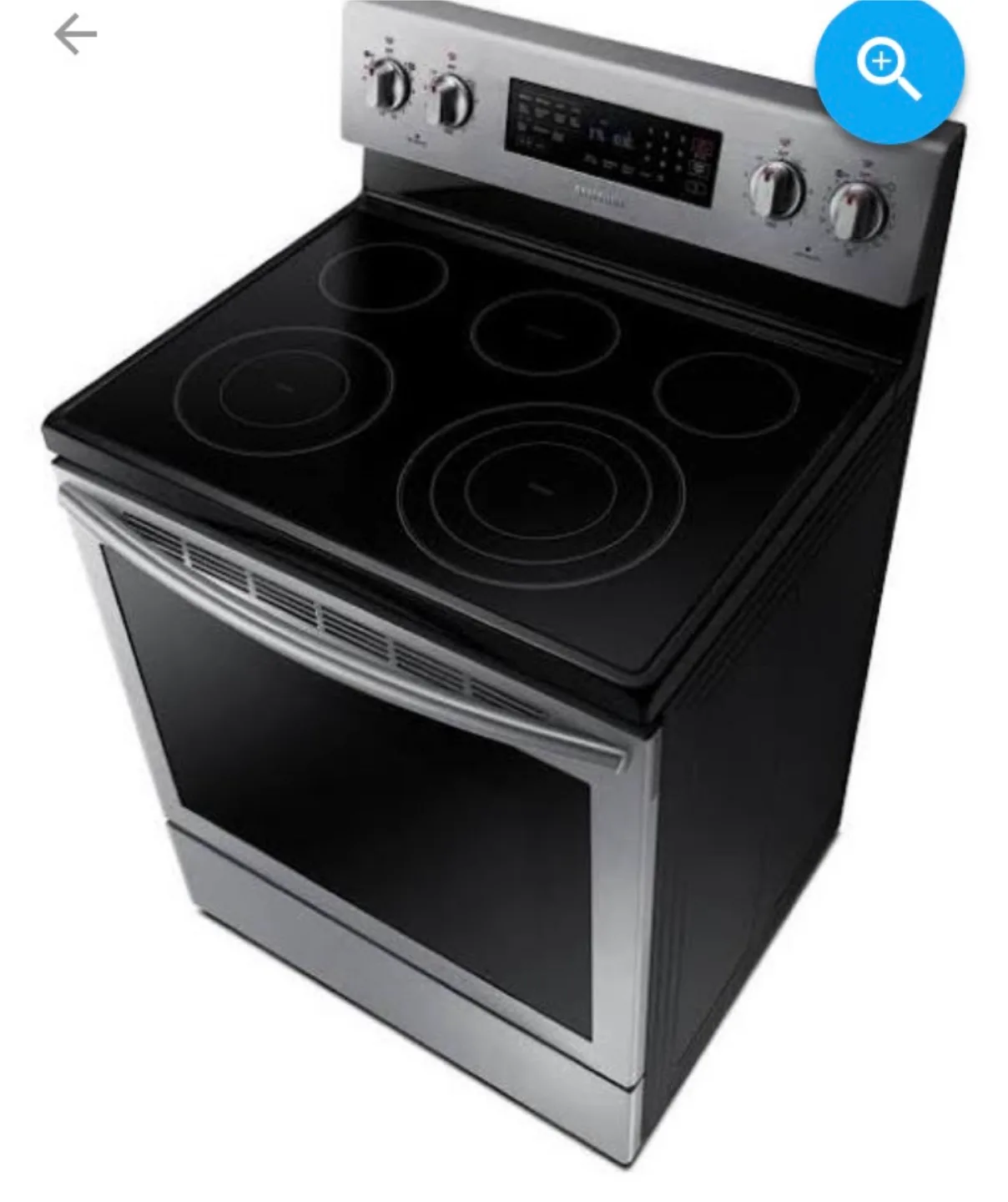 Whirlpool glass top electric Range with Oven image indicator(7)
