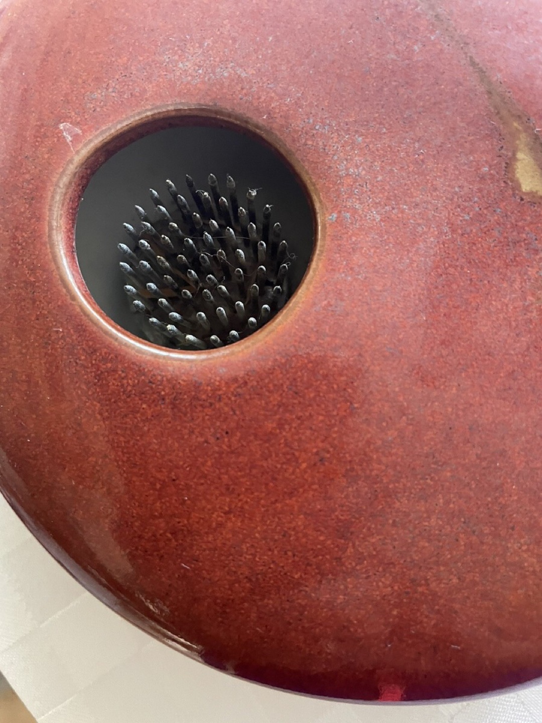 Vintage Round Ikebana Vase - photo 3