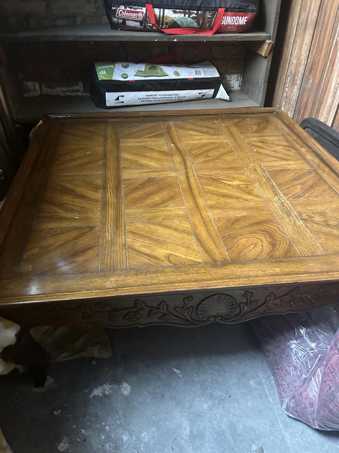Vintage Wood Coffee Table - photo 2
