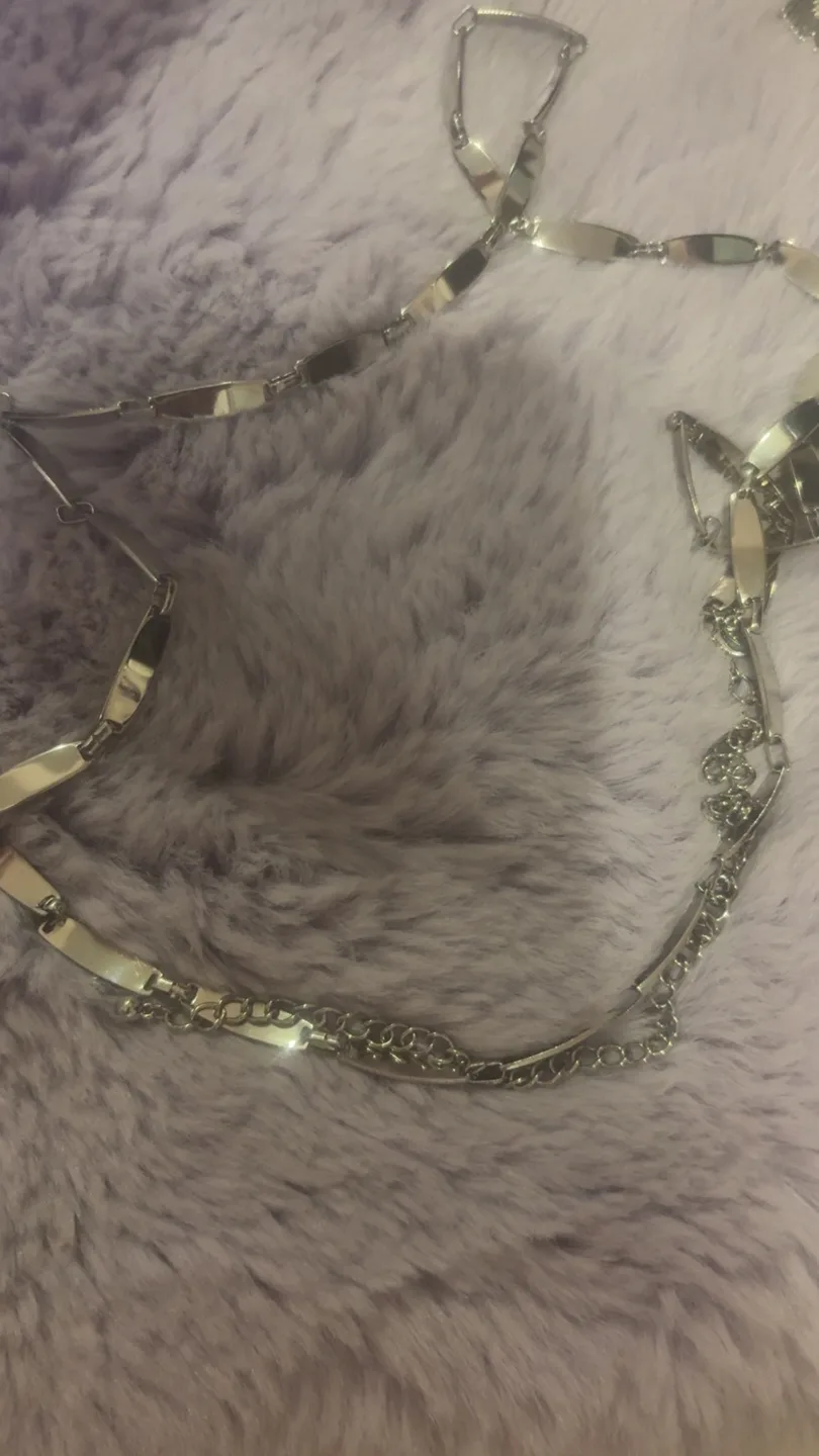 Silver Chain Necklace image indicator(2)
