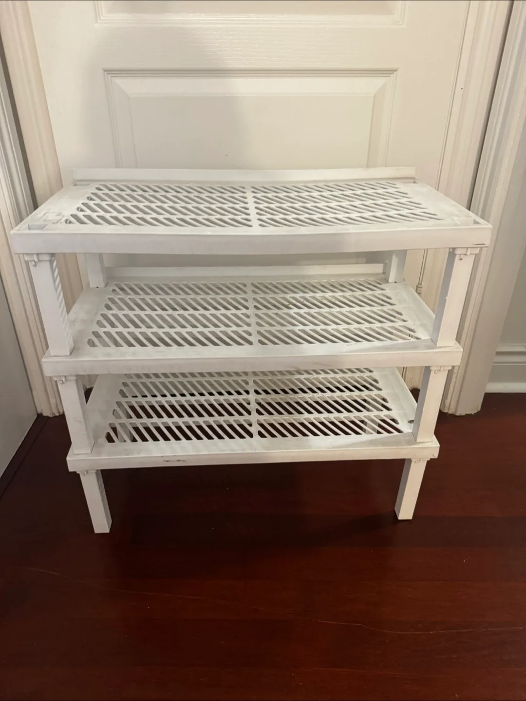 White 3-Tier Plastic Shelf thumbnail
