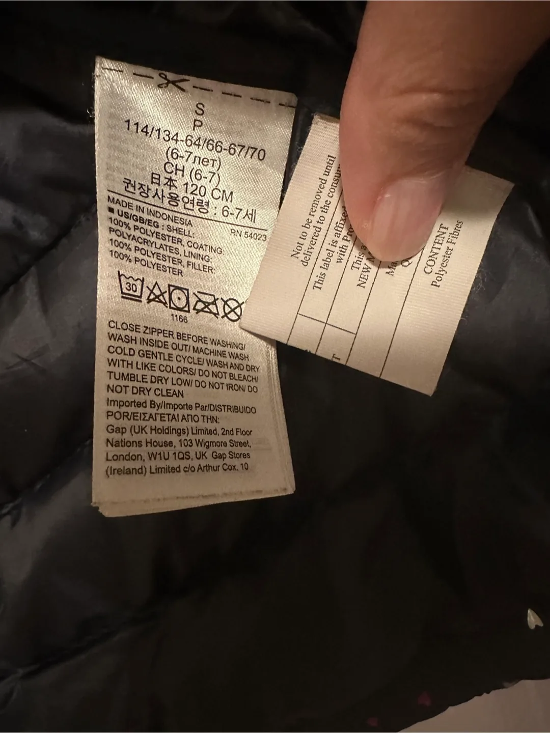 GAP Kids Lightweight Puffer Size S (6-7) image indicator(5)