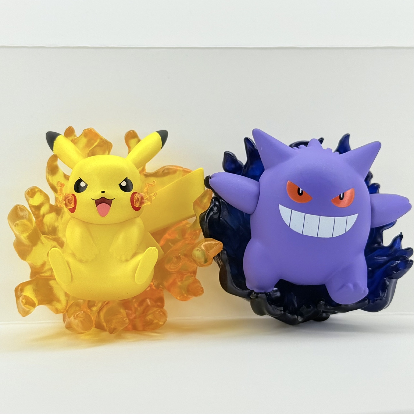 Pokemon Pikachu & Gengar Figures in Poke Balls