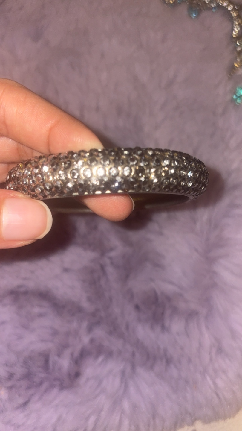 Rhinestone Bangle Bracelet - photo 2