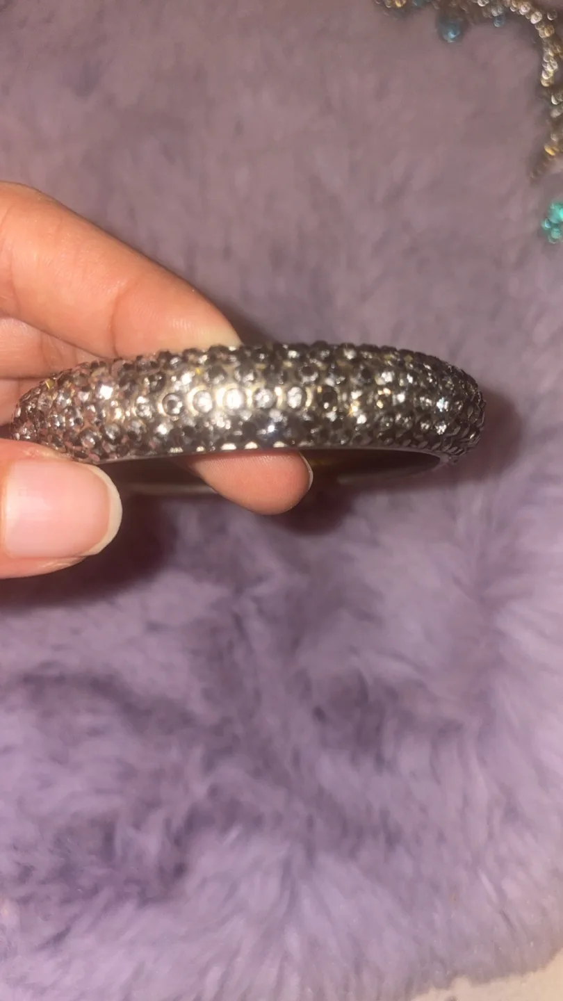 Rhinestone Bangle Bracelet image indicator(2)