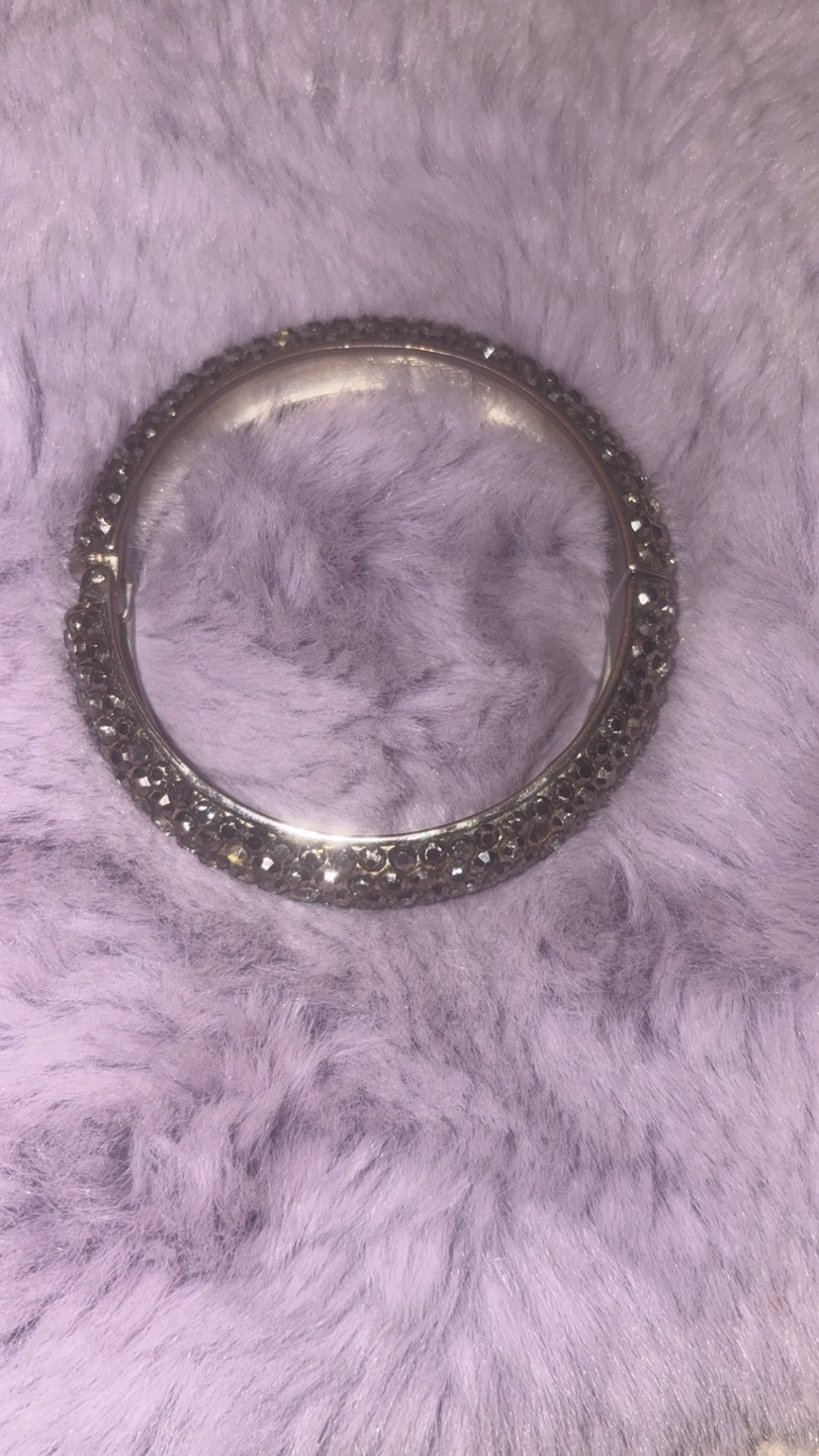 Rhinestone Bangle Bracelet