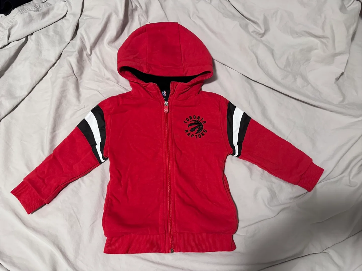 Toronto Raptors convertible Bear Hoodie Size 4-5 Years image indicator(6)