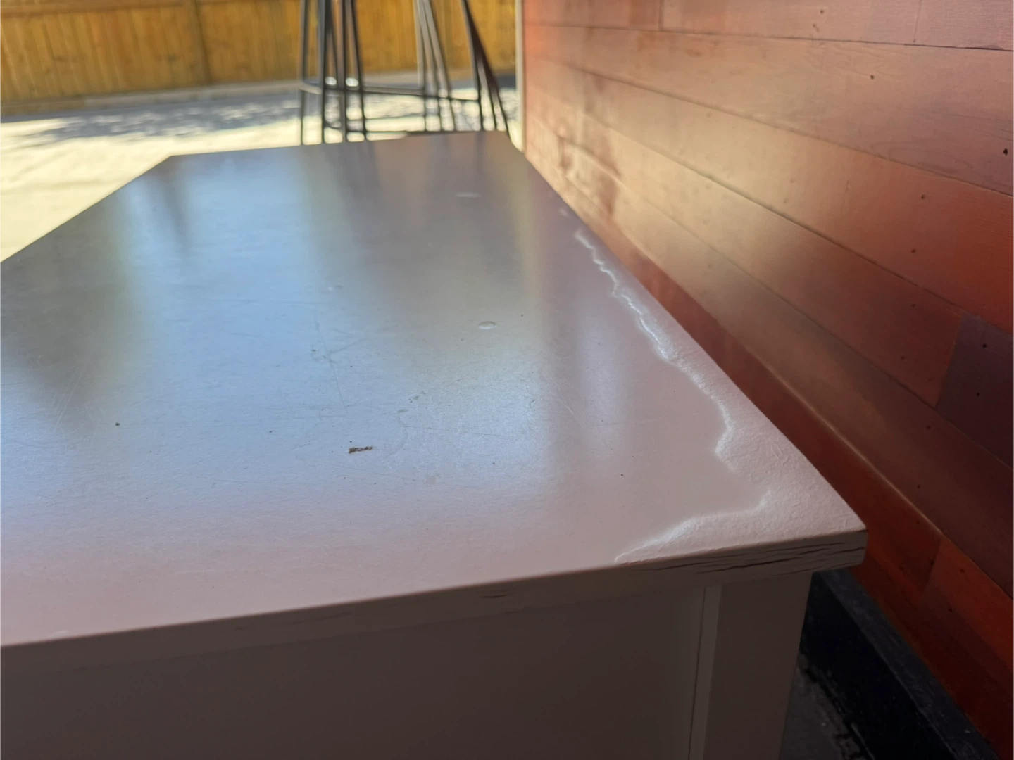 White Coffee Table with Storage Shelf - photo 2