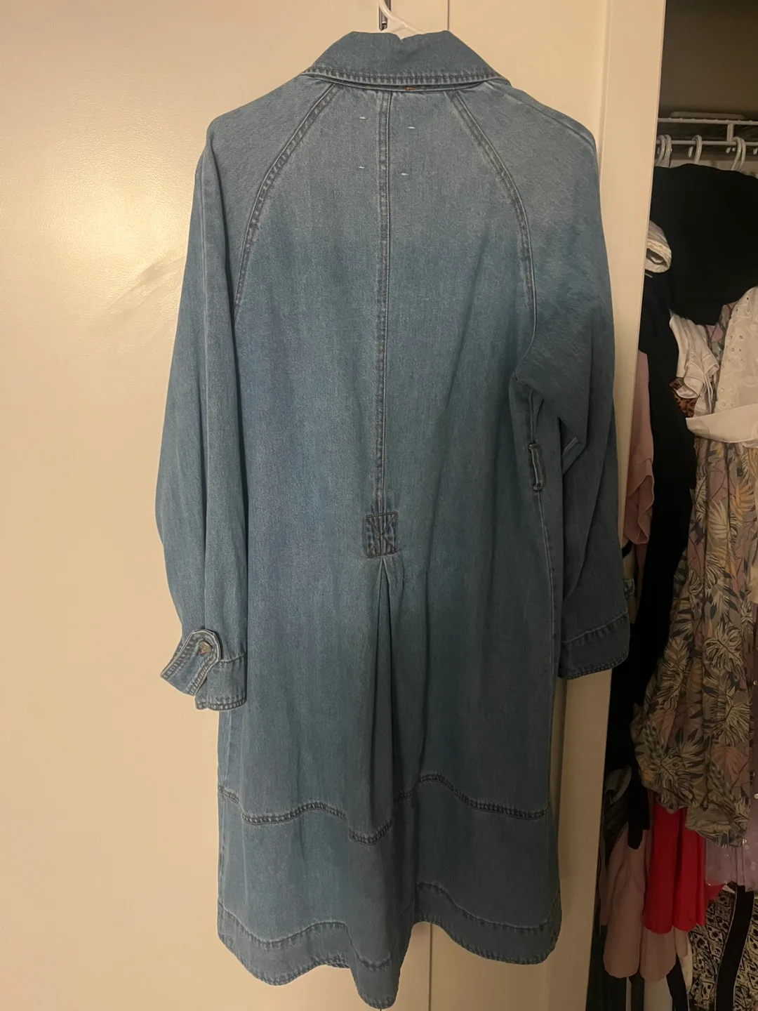 Habitual Denim Trench Coat - Size Small image indicator(2)