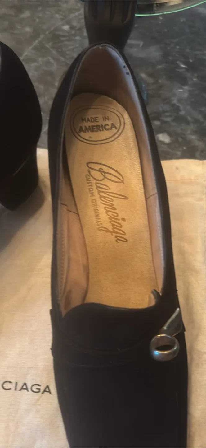 Balenciaga Black Loafer Heels image indicator(3)