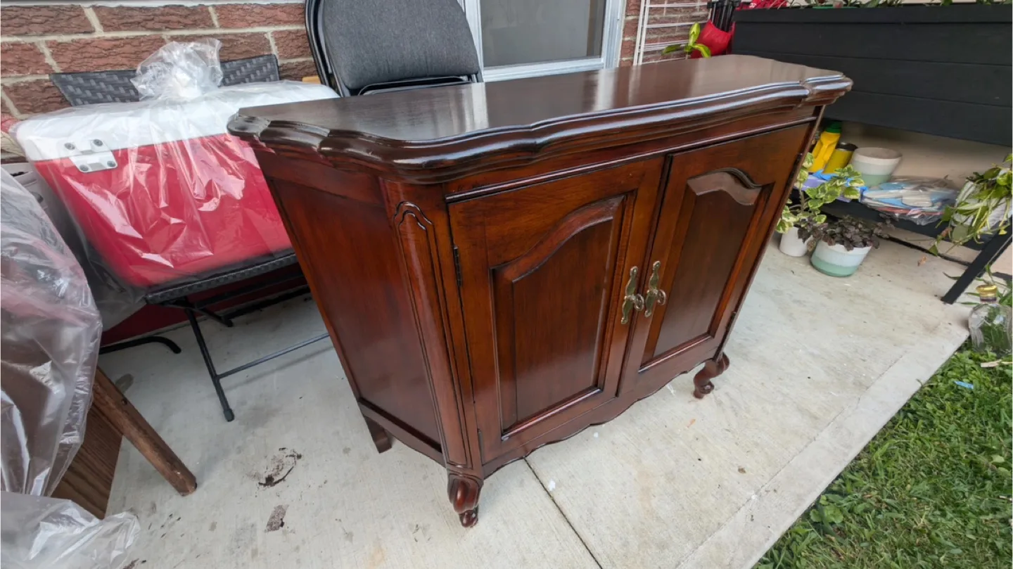 Wooden Cabinet with Doors