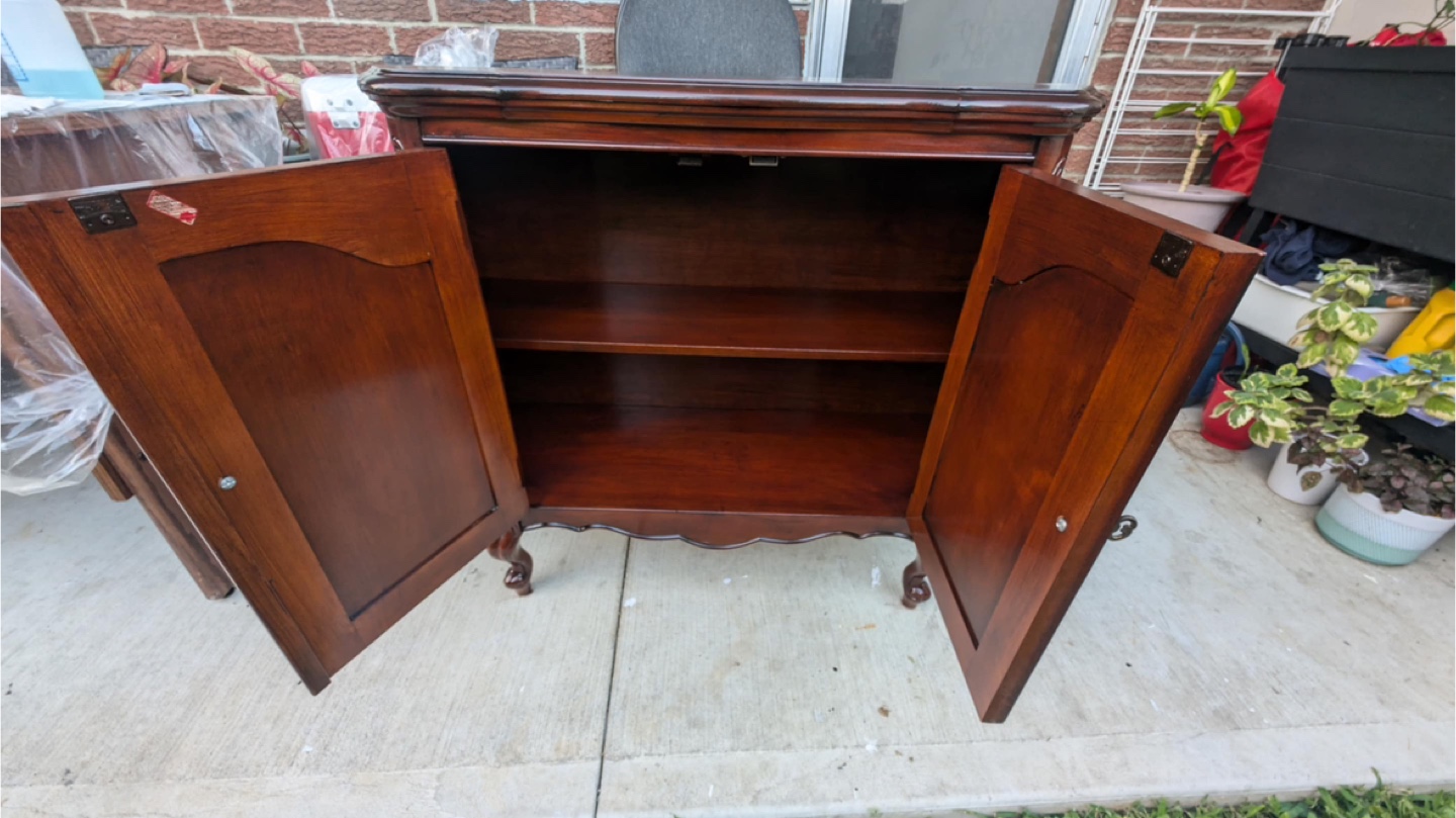 Wooden Cabinet with Doors - photo 2