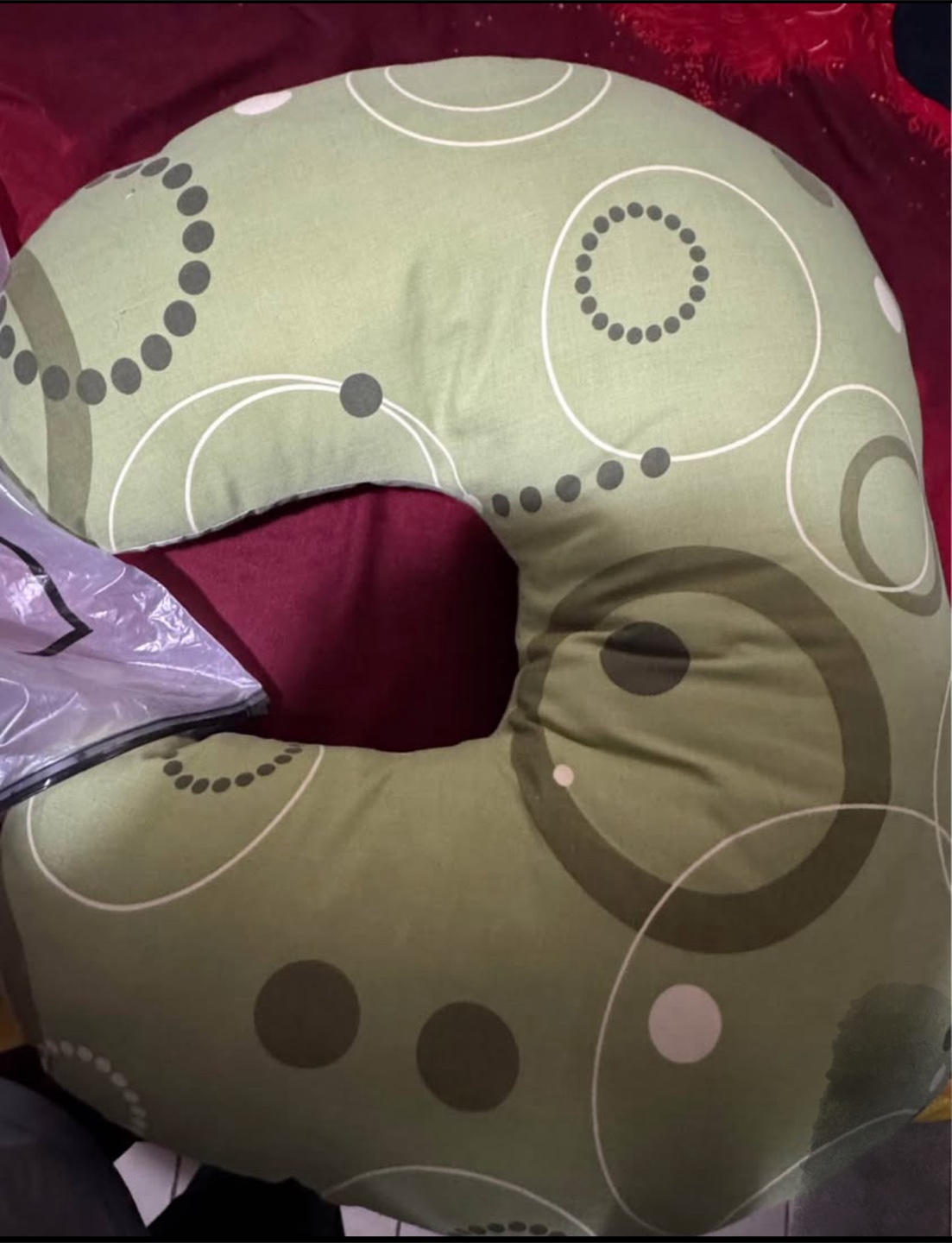 Green Nursing Pillow