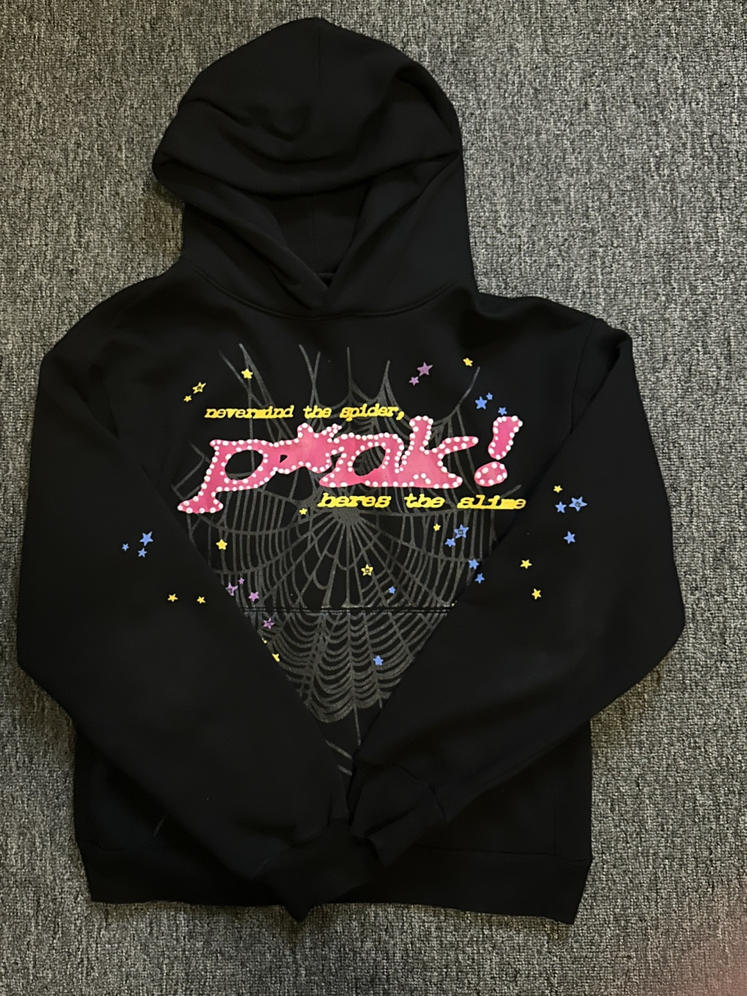 Spider Black Hoodie - Size S