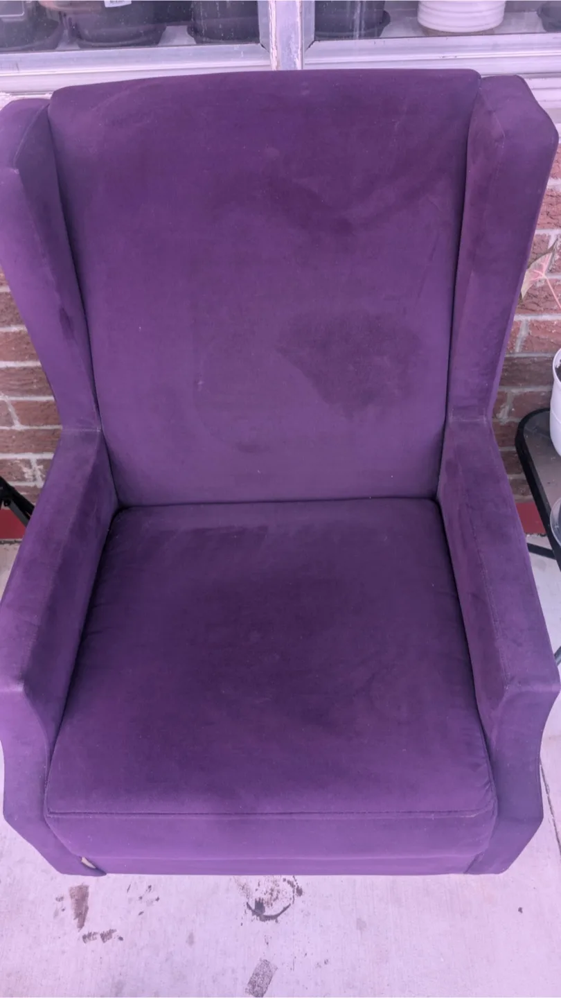 Purple Wingback Armchair image indicator(3)