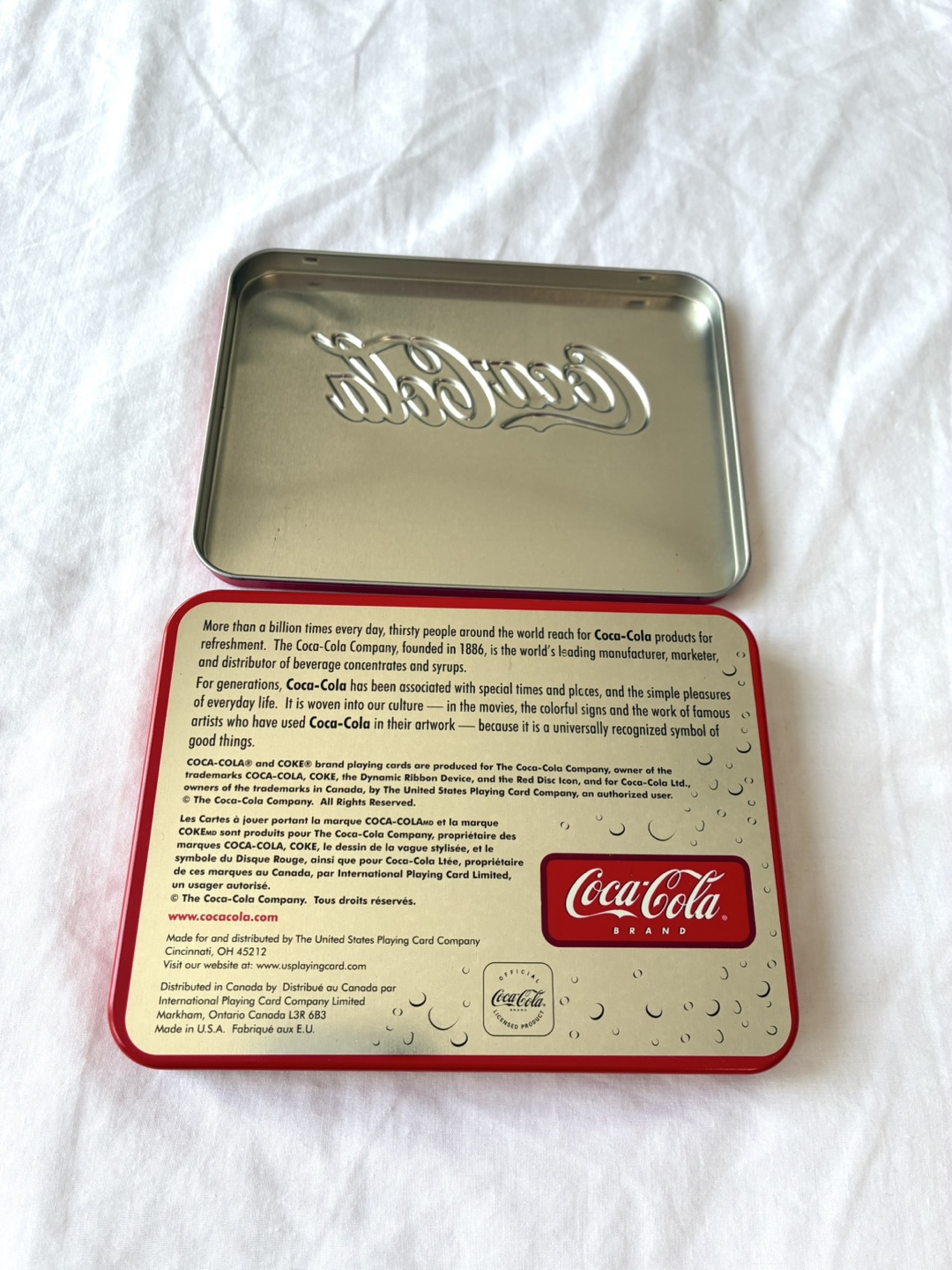 New Coca-Cola Bicycle Playing Cards Collectible Vintage Style - photo 5