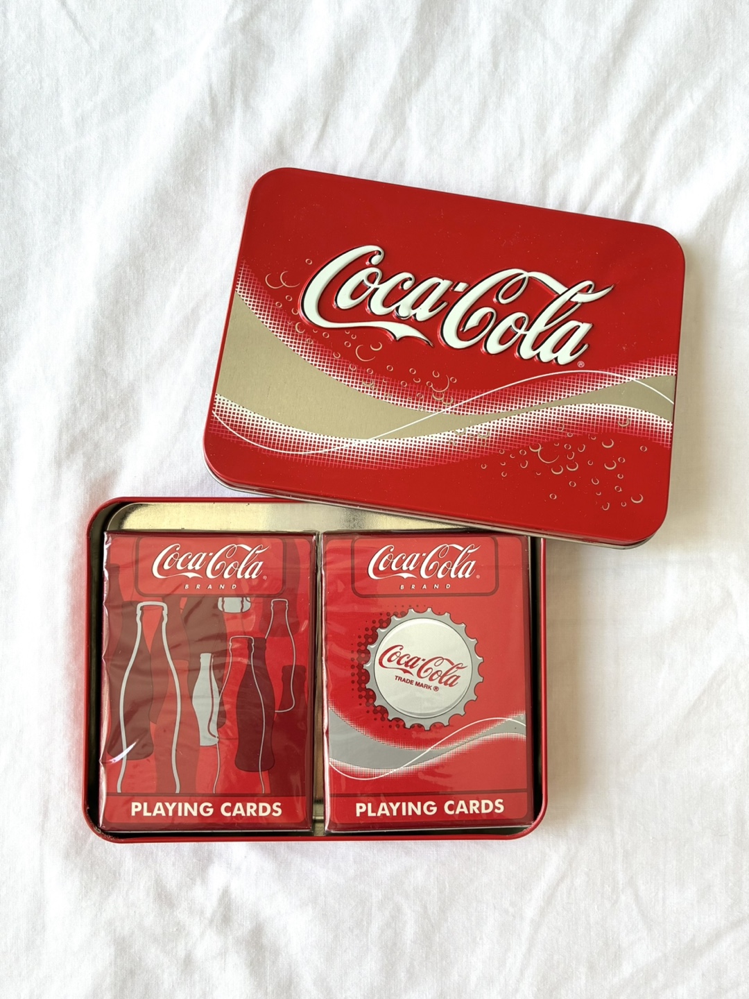New Coca-Cola Bicycle Playing Cards Collectible Vintage Style - photo 3