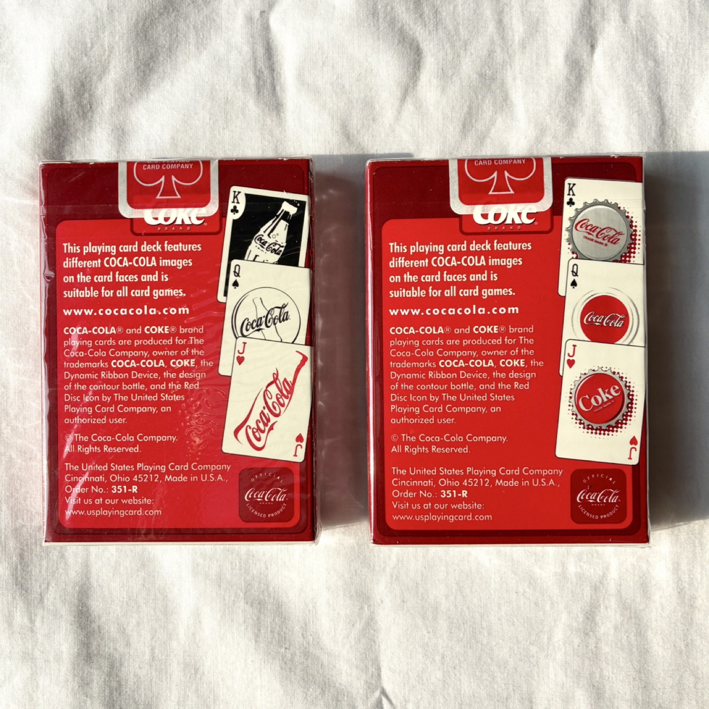 New Coca-Cola Bicycle Playing Cards Collectible Vintage Style - photo 4