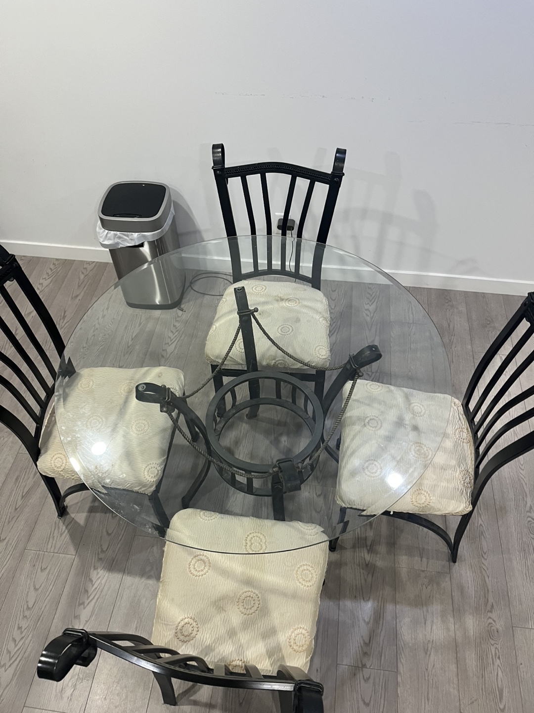 Glass Top Dining Set – Table & 4 Chairs - photo 4