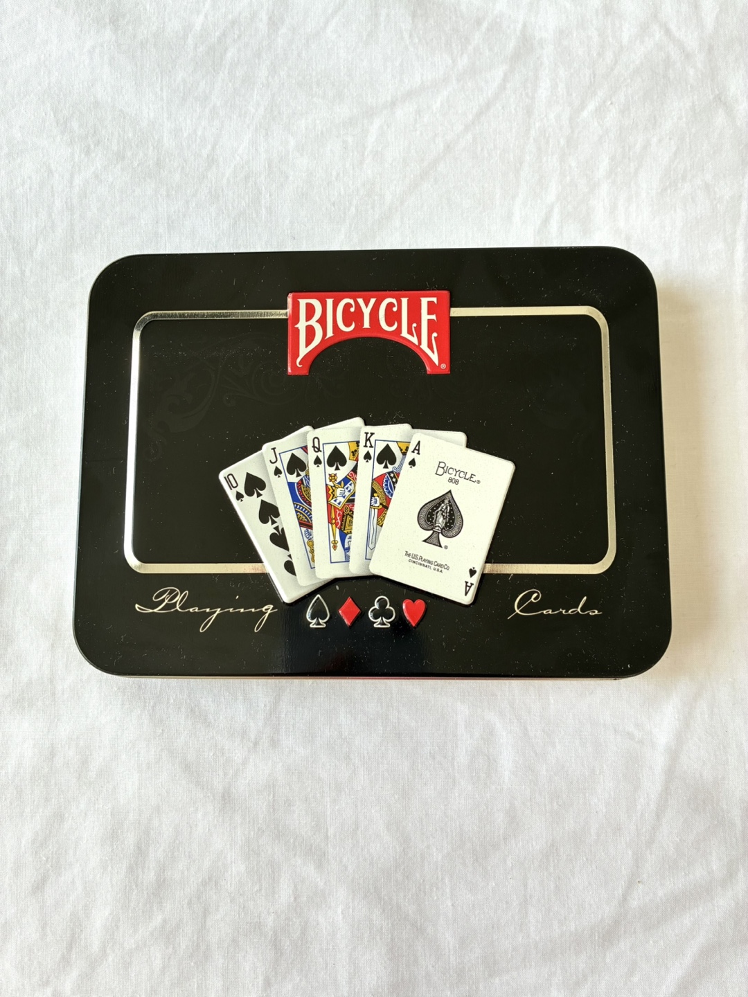New Bicycle Playing Cards Rider Black Collectible Vintage Style - photo 2