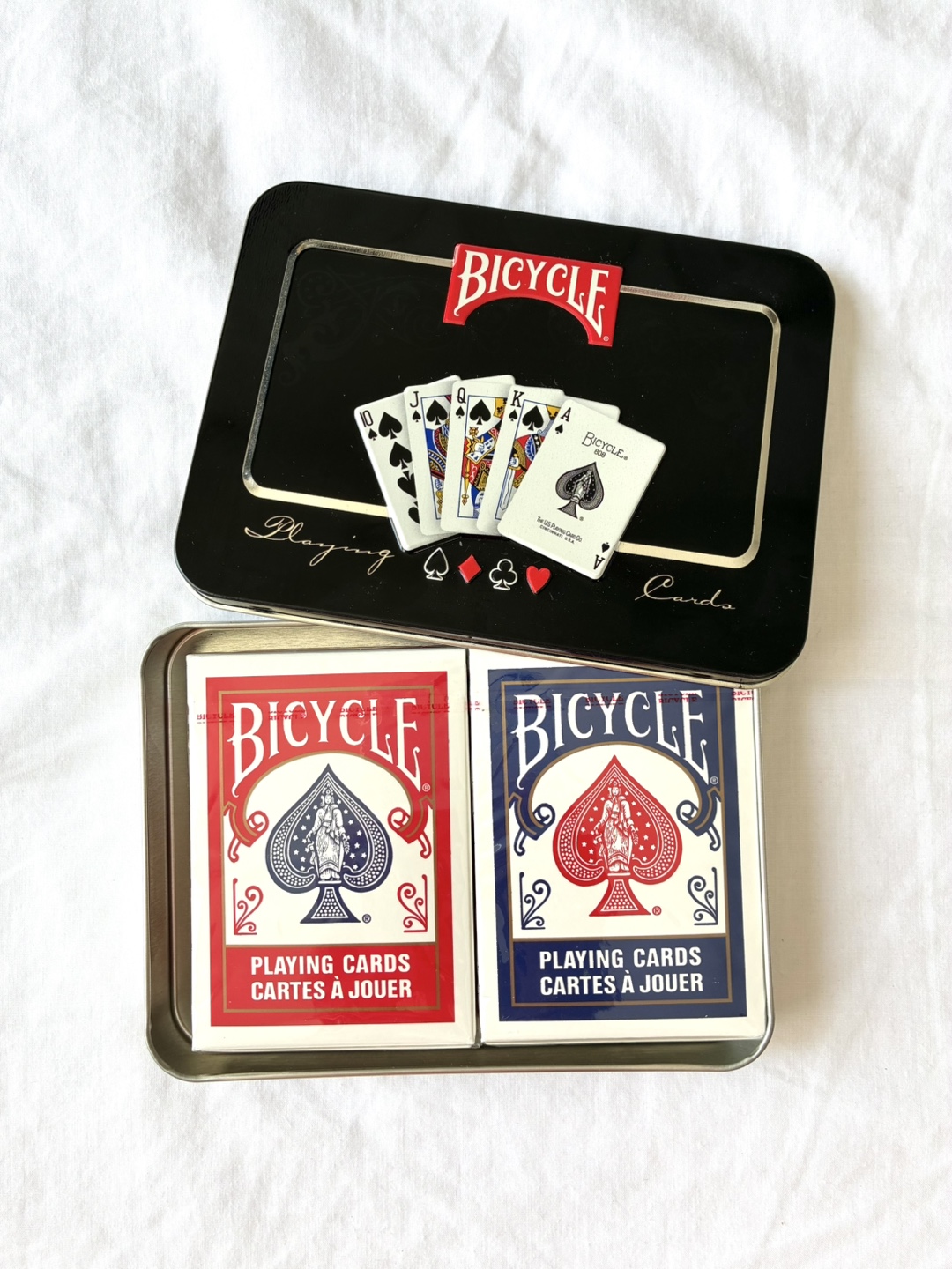 New Bicycle Playing Cards Rider Black Collectible Vintage Style - photo 3