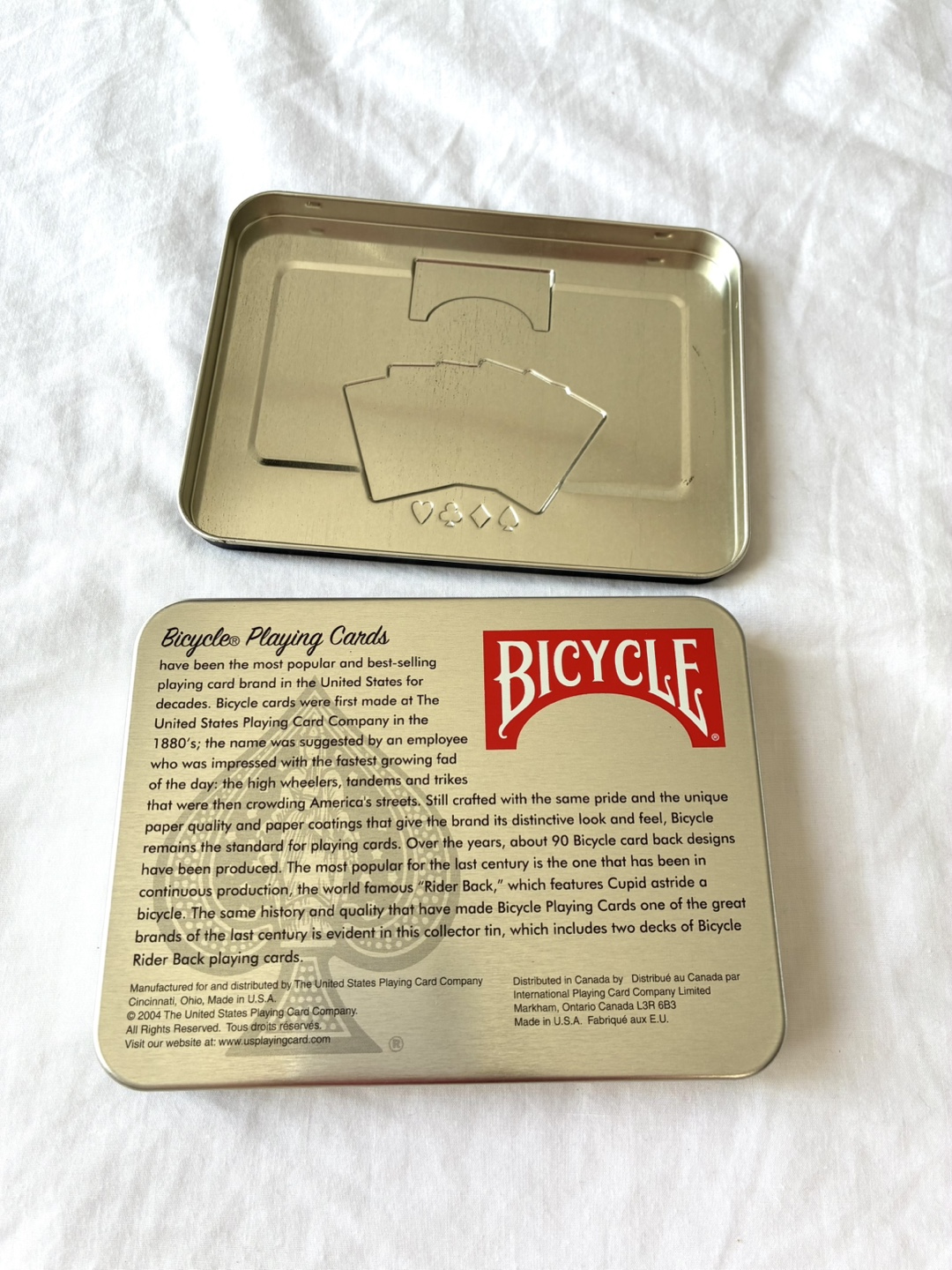 New Bicycle Playing Cards Rider Black Collectible Vintage Style - photo 4