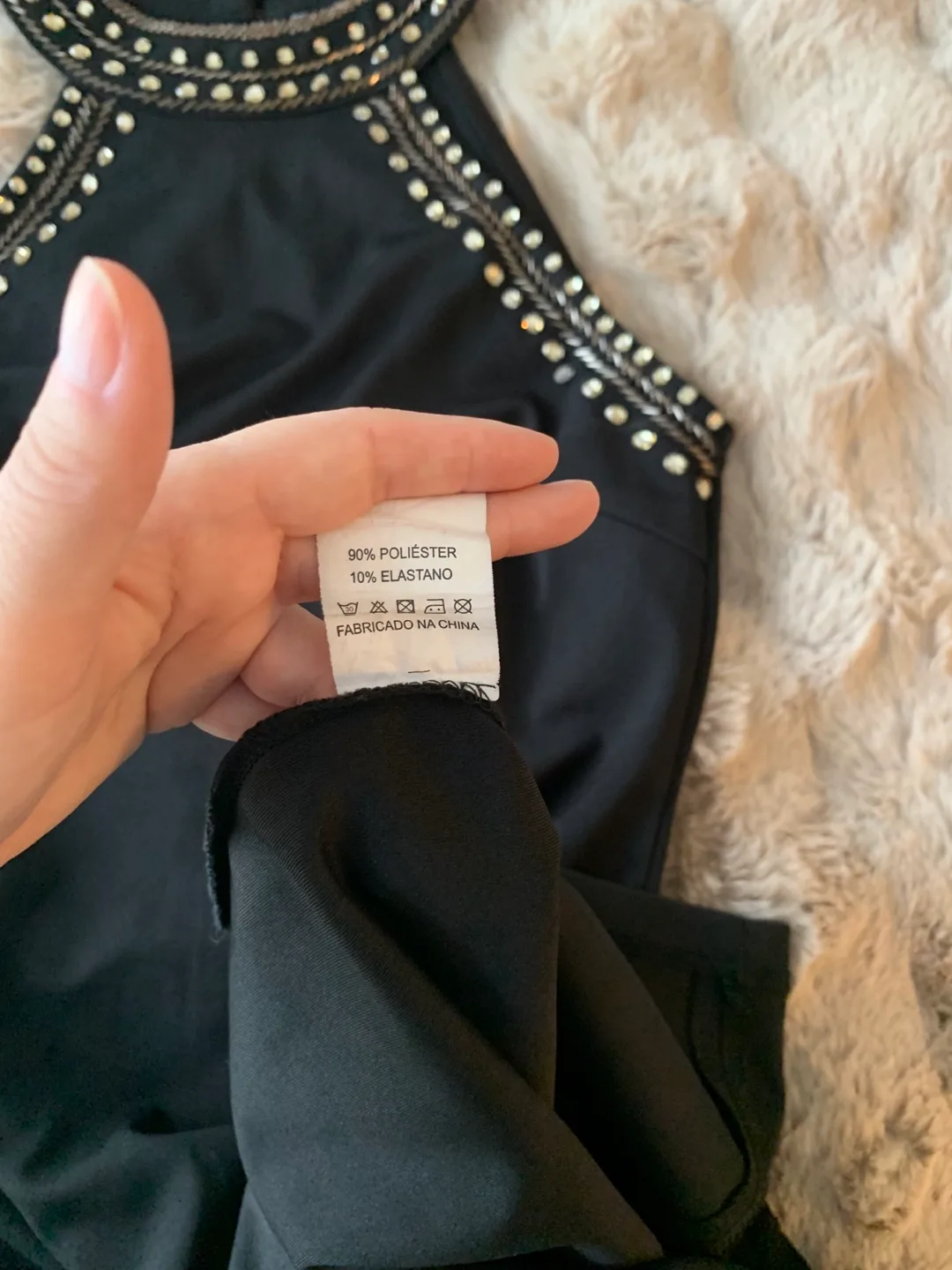 Black Dress with Embellishments image indicator(4)