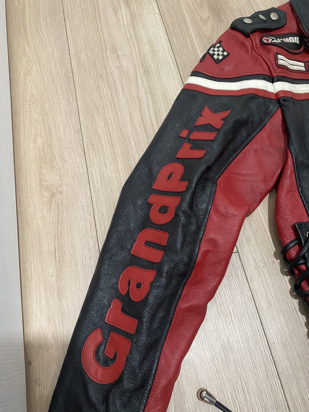 Vintage Yi Feng Leather Racing Jacket – Men’s M/L Unisex - photo 4