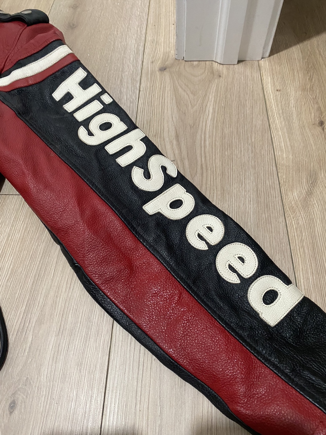 Vintage Yi Feng Leather Racing Jacket – Men’s M/L Unisex - photo 3