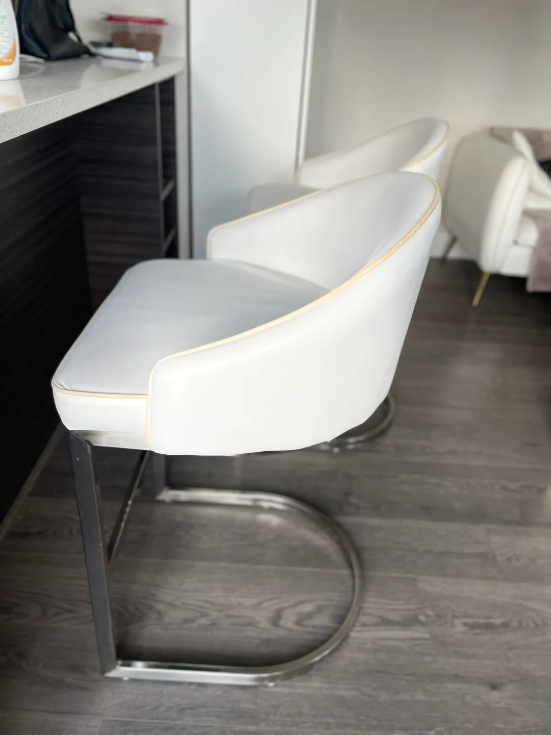 Sal Barstools/Counter Stool - White thumbnail