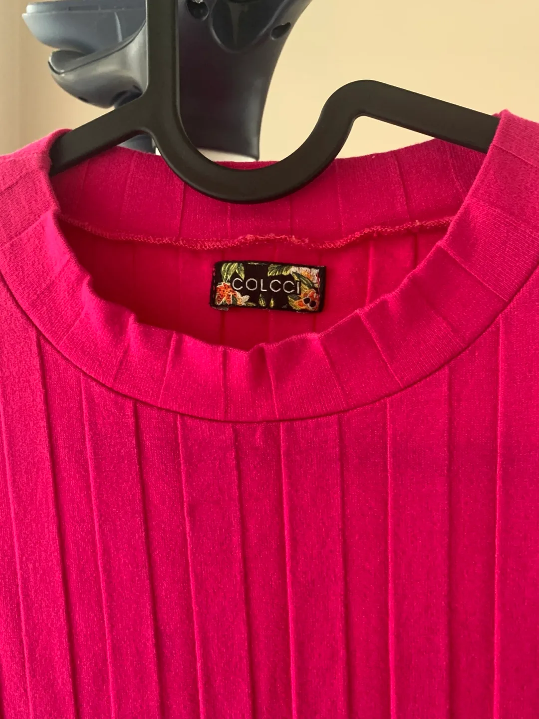 Colcci Pink Ribbed Dress image indicator(2)