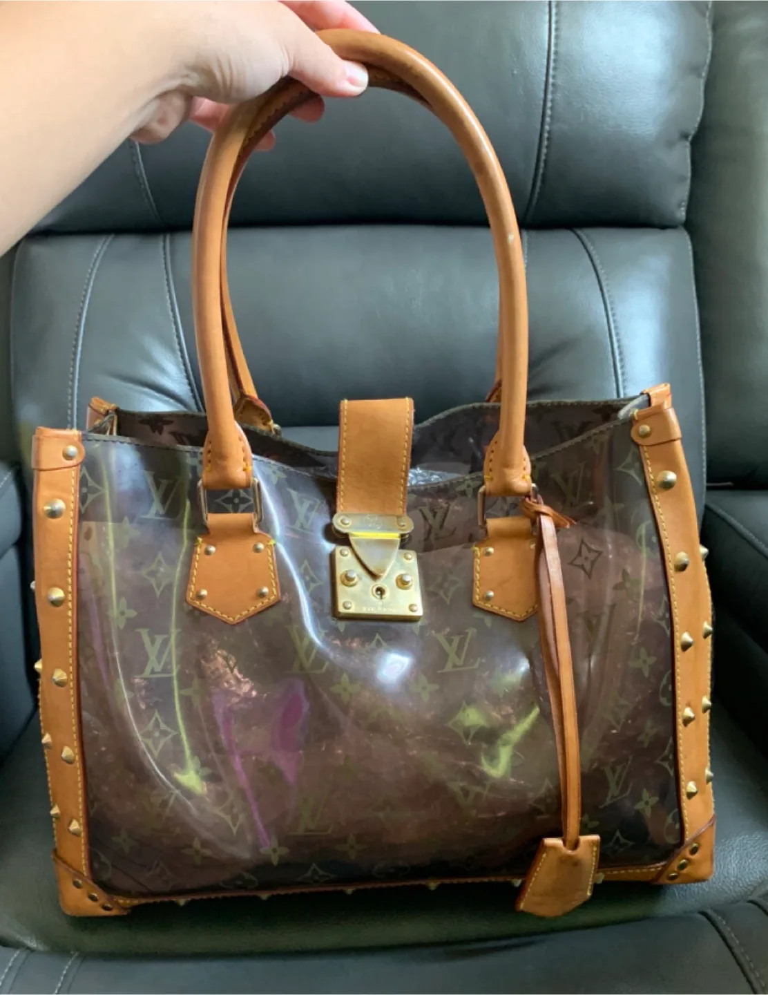 LV Vintage Transparent Tote thumbnail