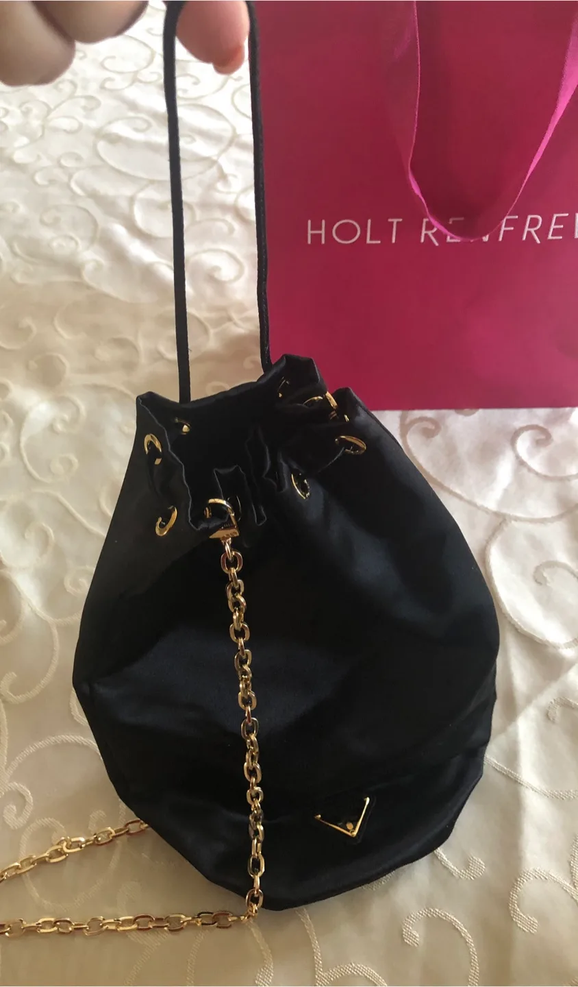 Authentic Prada Drawstring Bag image indicator(10)