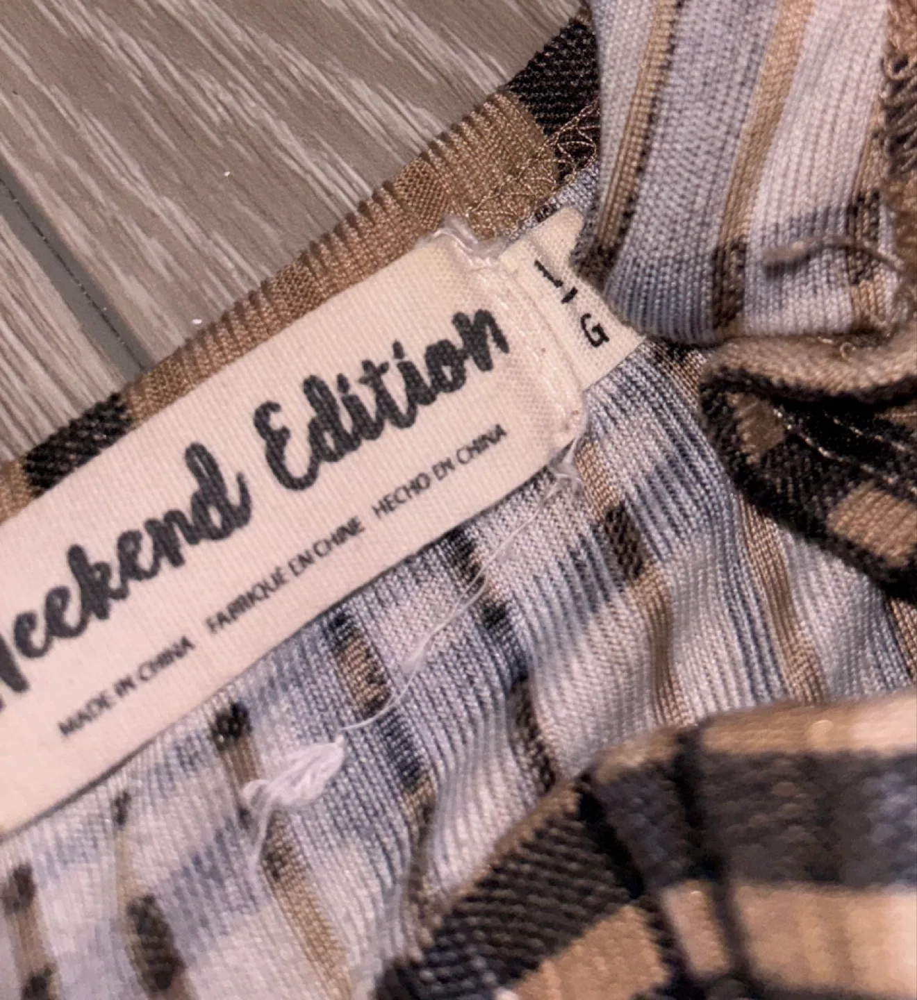 Plaid PJ Set Size Large image indicator(2)