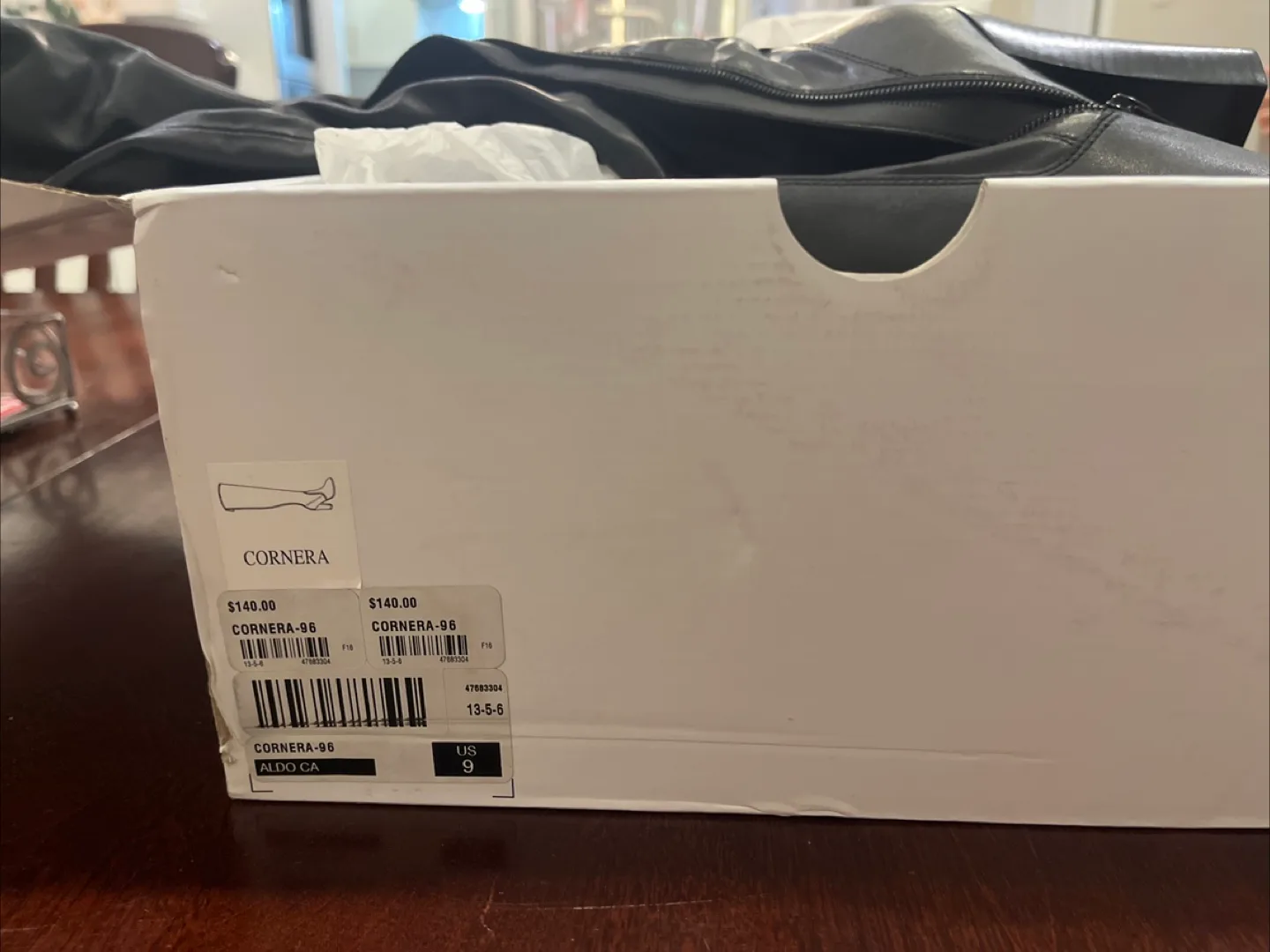 Aldo Cornera-96 Black Boots - Size 9 image indicator(2)