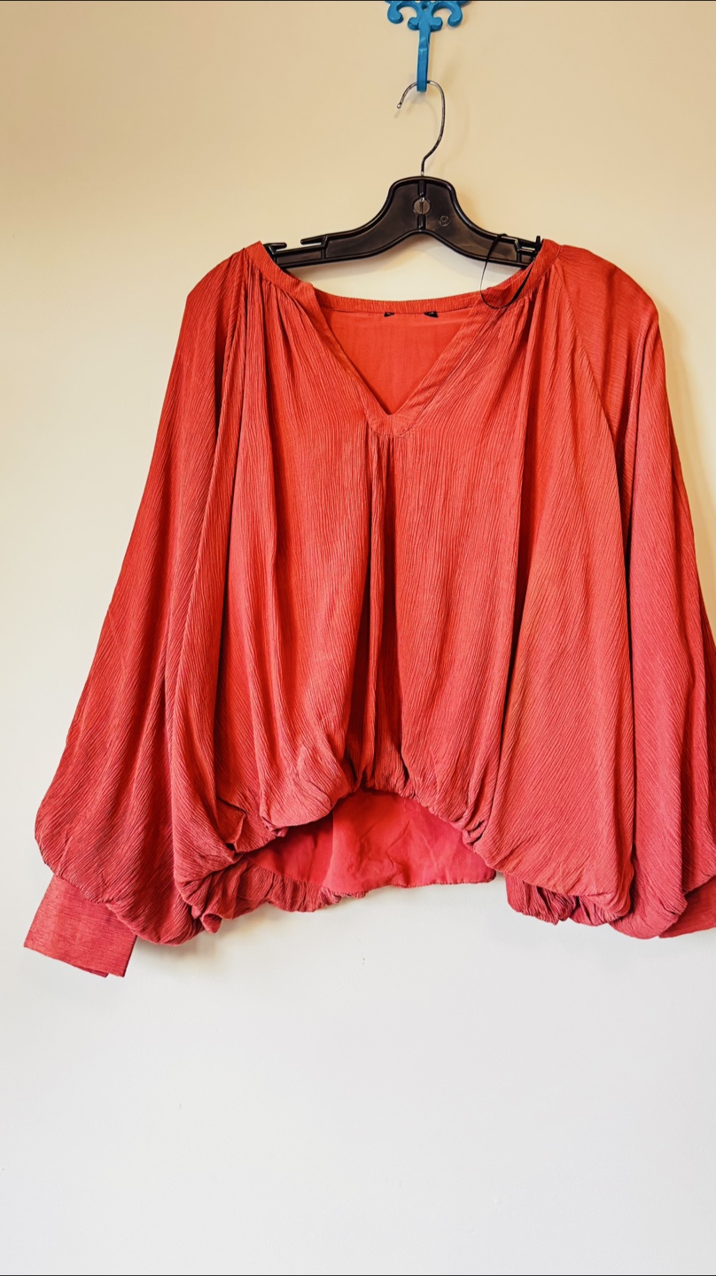 Coral Blouse - Size L