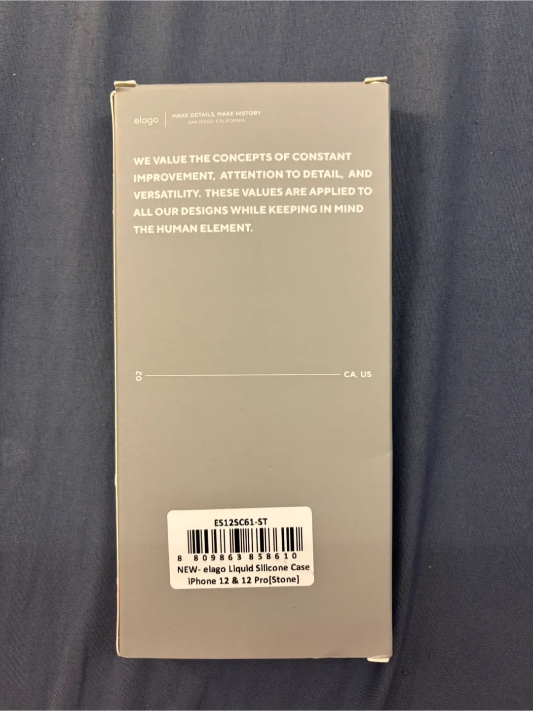 New Elago Liquid Silicone Case iPhone 12/12 Pro Stone image indicator(3)