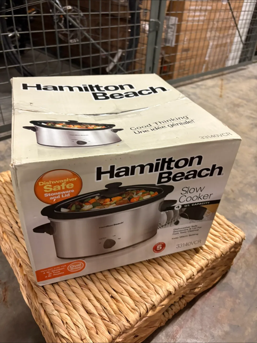 Hamilton Beach 4QT Slow Cooker - New in Box! thumbnail
