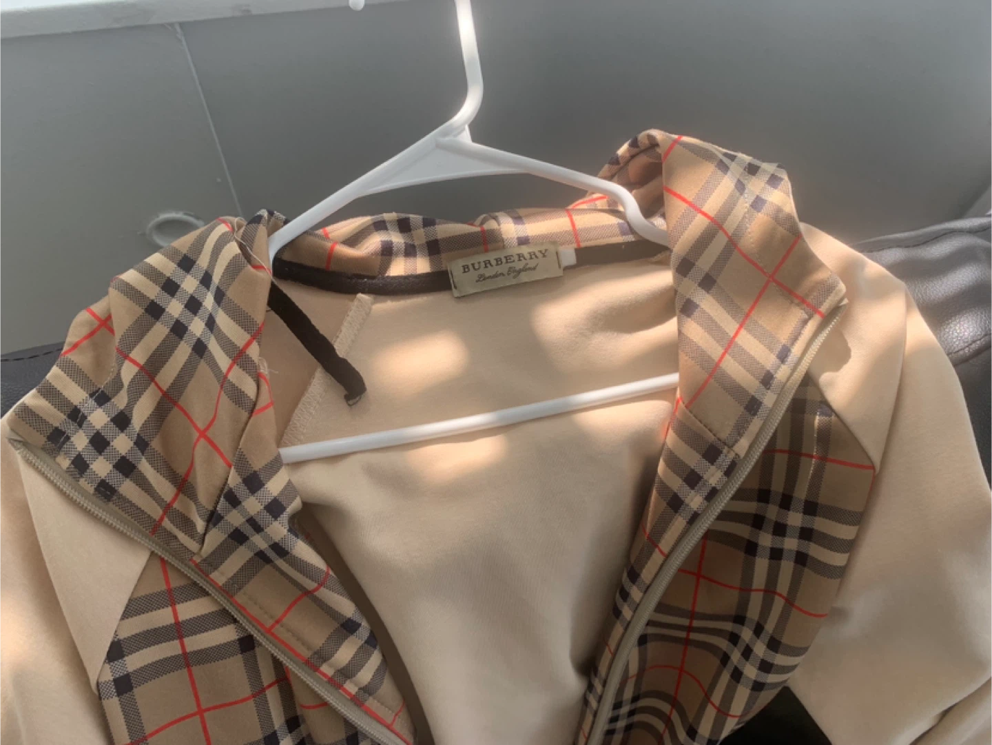 Burberry Beige Plaid Tracksuit - photo 2