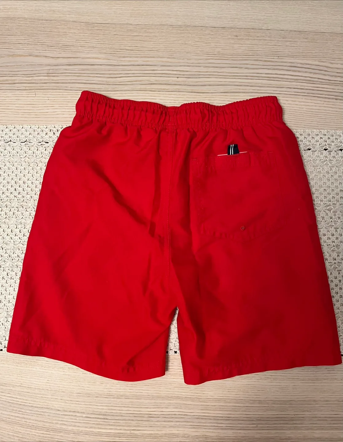 Nautica Red Swim Trunks - Size L (10/12) image indicator(2)