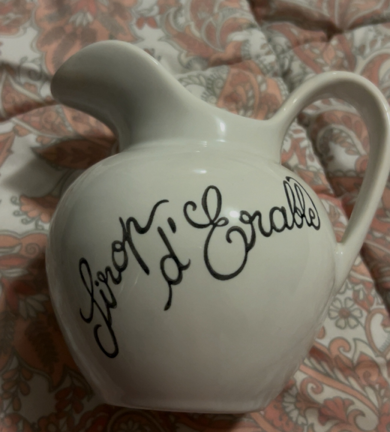 Vintage Sirop d'érable Pitcher 🧡