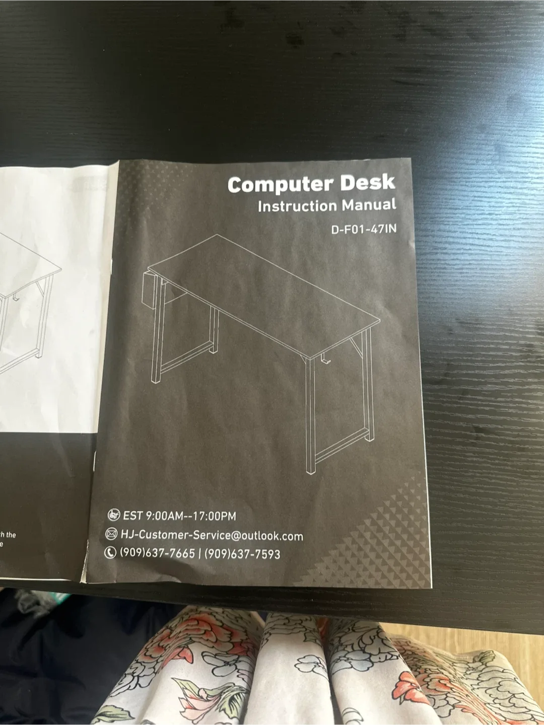 Computer Desk - Black image indicator(4)