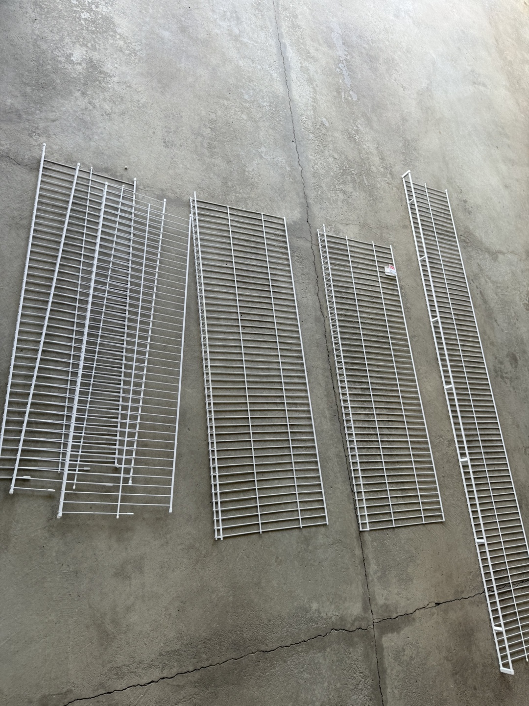 White Wire Shelves