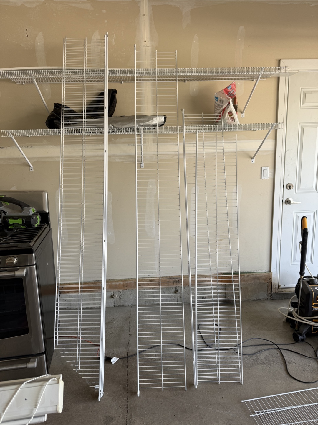 White Wire Shelving
