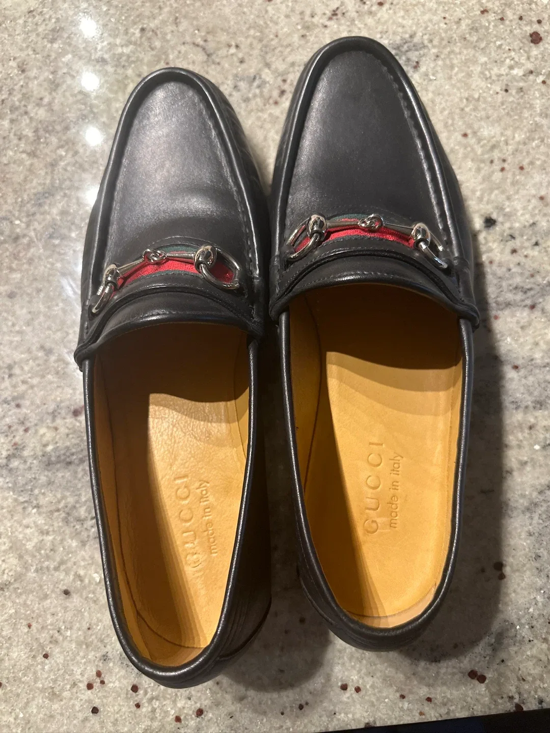 Gucci Men's Leather Loafers - Size 7.5D thumbnail