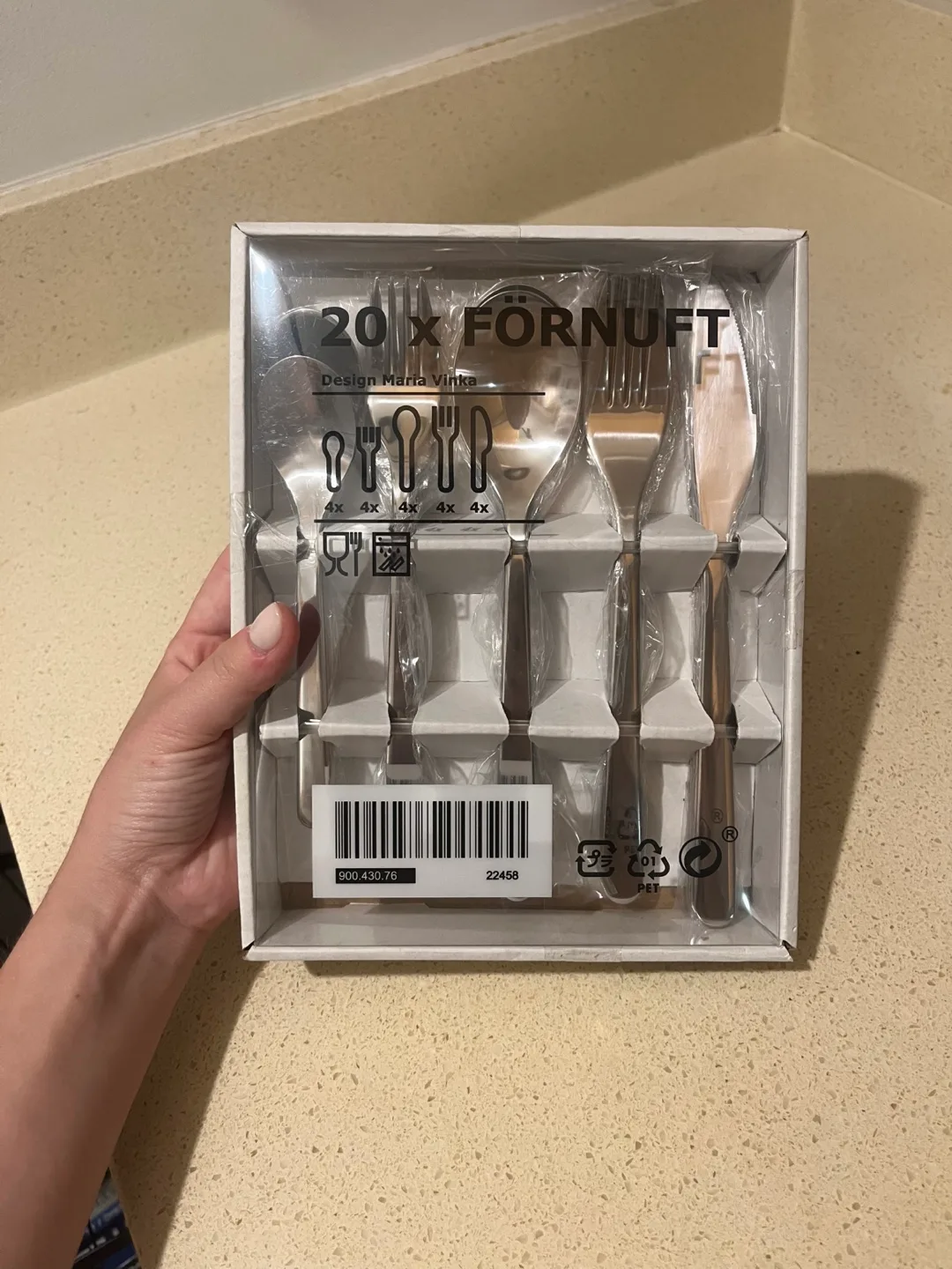 IKEA Förnuft 20-Piece Cutlery Set - New in Box! thumbnail