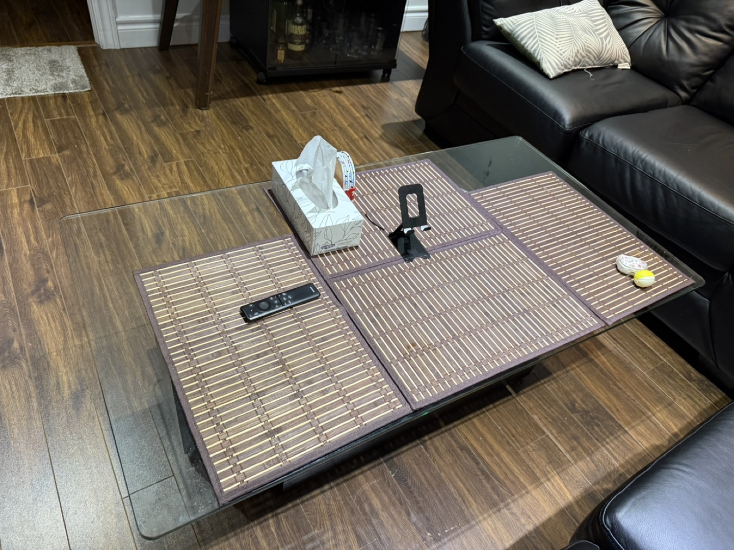Glass Top Coffee Table